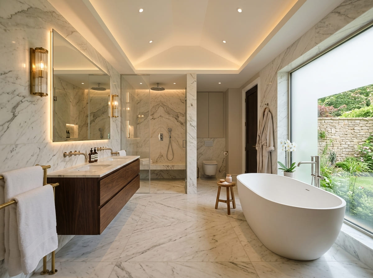 Custom Bathroom Renovation in Newark